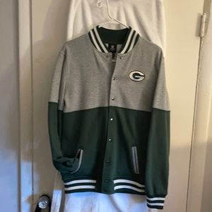 XL youth Green Bay Packers snap up sweatshirt